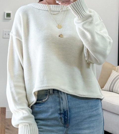 Emilia Knit Sweater | Cream