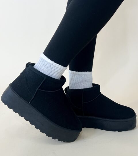 Platform Classic Boots | Black