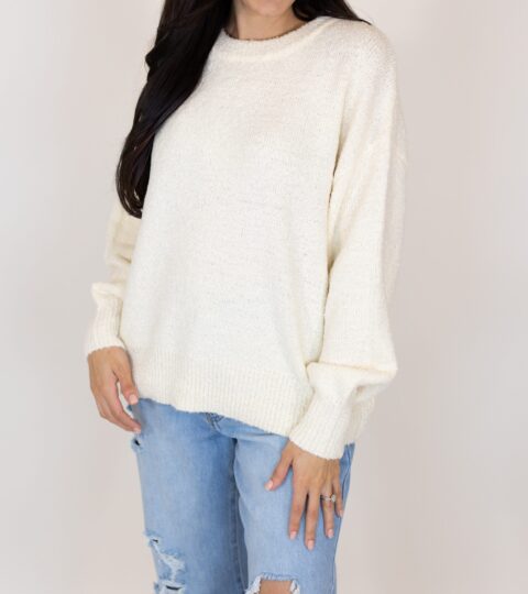 Bluebell Knit Sweater | Cream