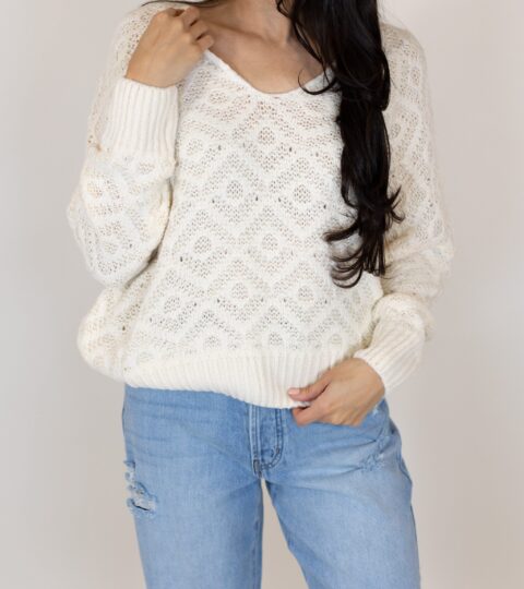 Parks Knit Sweater | Cream