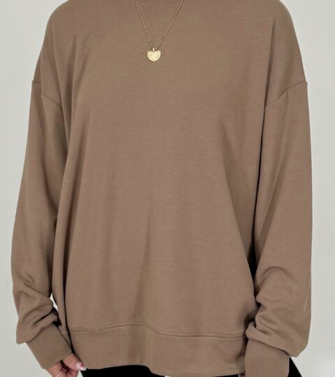 Cloud Fleece Pullover | Tan | +Plus Available