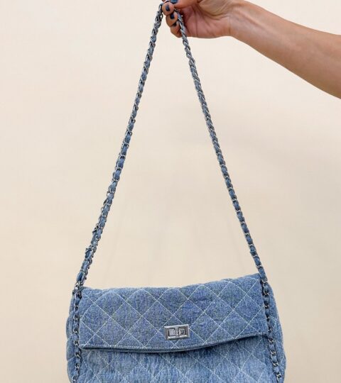 Denim Quilted Bag | RESTOCK