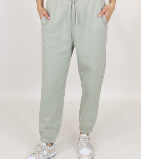 Cotton Fleece Joggers | Sage | +Plus Available