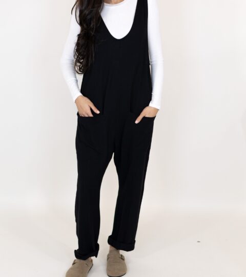 Ivy Jumpsuit | Black | +Plus Available