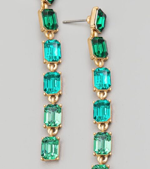 Crystal Drop Earrings | 2 Colors Available