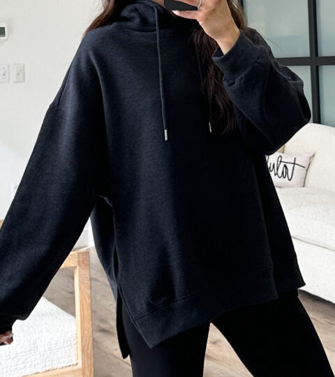 Hibernate Oversized Hoodie | Washed Black | +Plus Available | RESTOCK