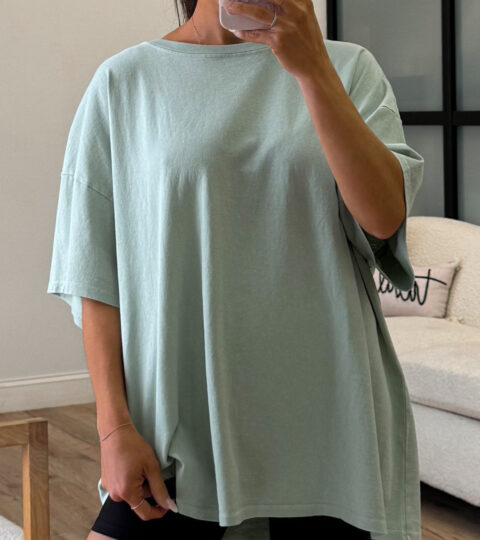 Rollins Boyfriend Tee | Mint