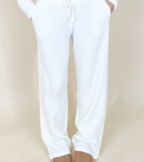 Alta Wide-Leg Lounge Pants | Ivory