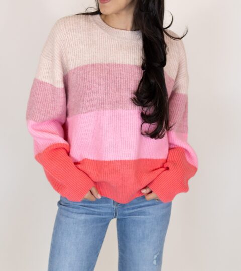 Loveline Colorblock Sweater | +Plus Available