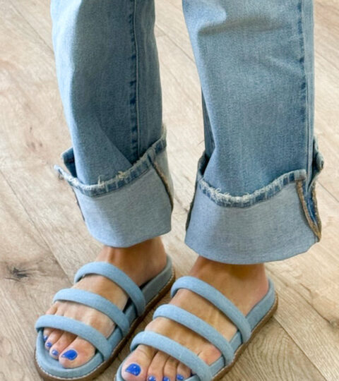 Hattie Sandals | Denim