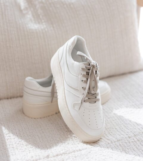 Hayes Platform Sneaker | White