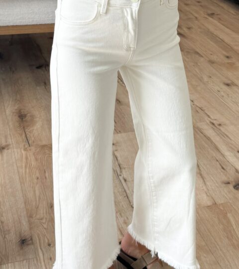 Caroline Frayed Crop Pants | +Plus Available