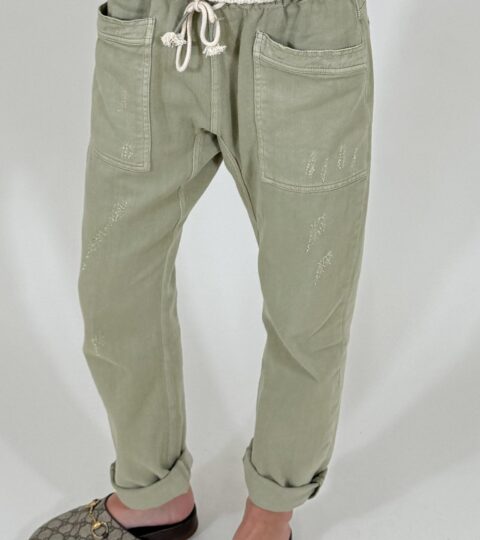 Dahlia Drawstring Pants | Olive | +Plus Available